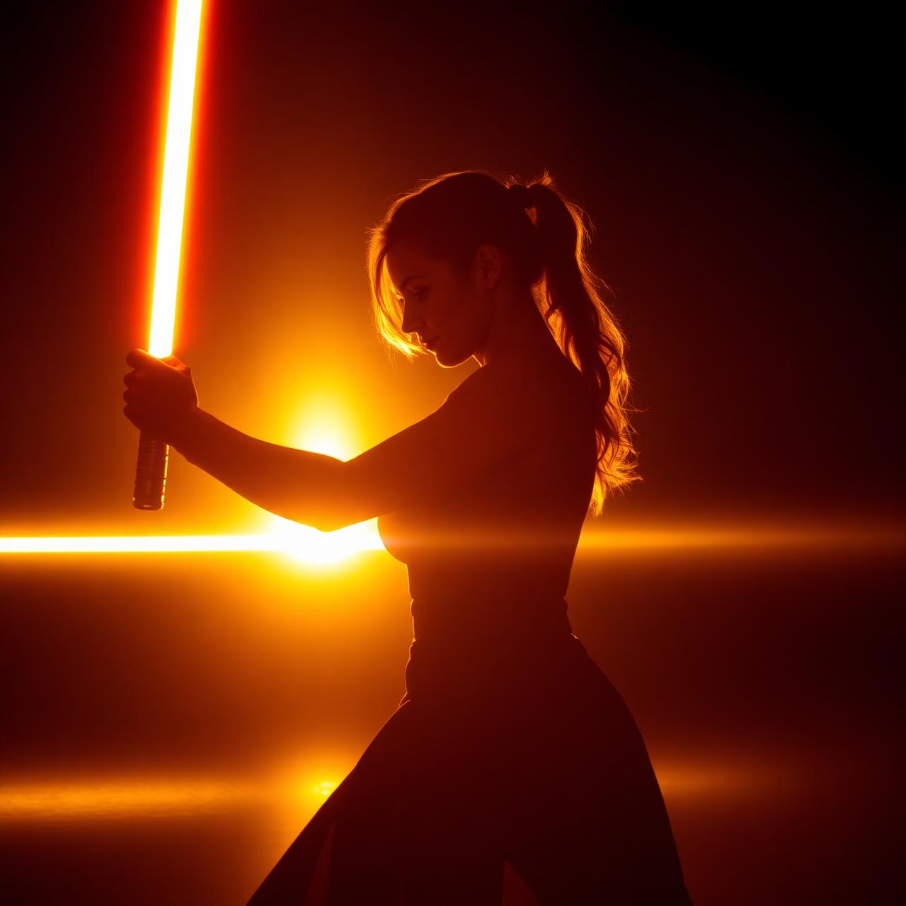 Laser saber training